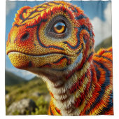 Dinosaur Douchegordijn (Voorkant)