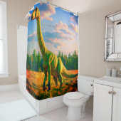 Dinosaur Douchegordijn (In situ)