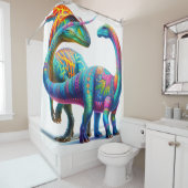 Dinosaur Douchegordijn (In situ)