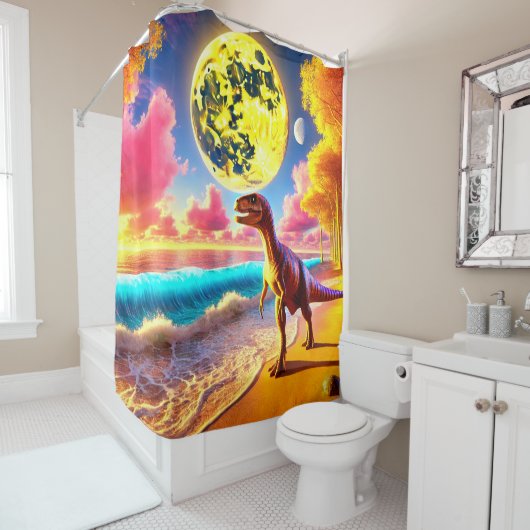 Dinosaur Douchegordijn (In situ)