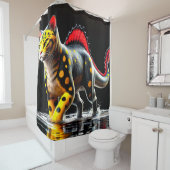 Dinosaur Douchegordijn (In situ)