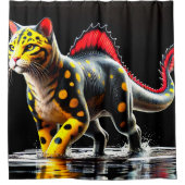 Dinosaur Douchegordijn (Voorkant)