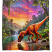 Dinosaur Douchegordijn (Voorkant)