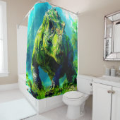 Dinosaur Douchegordijn (In situ)