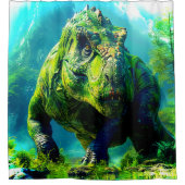 Dinosaur Douchegordijn (Voorkant)