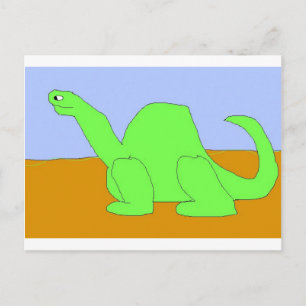 Dinosaur Drawing Briefkaart
