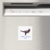 Dinosaur Easter Bunny T Rex Tyrannosaurus Funny T  Magneet (Insitu (Vaatwasser))