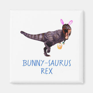 Dinosaur Easter Bunny T Rex Tyrannosaurus Funny T  Magneet