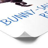 Dinosaur Easter Bunny T Rex Tyrannosaurus Funny T  Poster (Hoek)