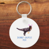 Dinosaur Easter Bunny T Rex Tyrannosaurus Funny T  Sleutelhanger (Voorkant)