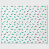 Dinosaur Easter Egg Hunt Pattern Cadeaupapier (Vlak)