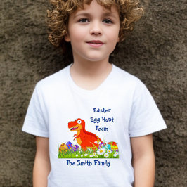 Dinosaur Easter Egg Hunt Team T-shirt