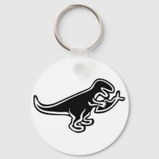 Dinosaur Eating Jesus Fish Sleutelhanger
