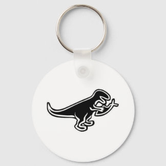 Dinosaur Eating Jesus Fish Sleutelhanger