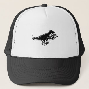 Dinosaur Eating Jesus Fish Trucker Pet