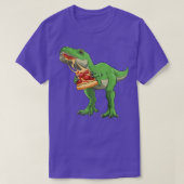 Dinosaur Eating Pizza TRex Pizza Lovers Pizzasauru T-shirt (Design voorkant)