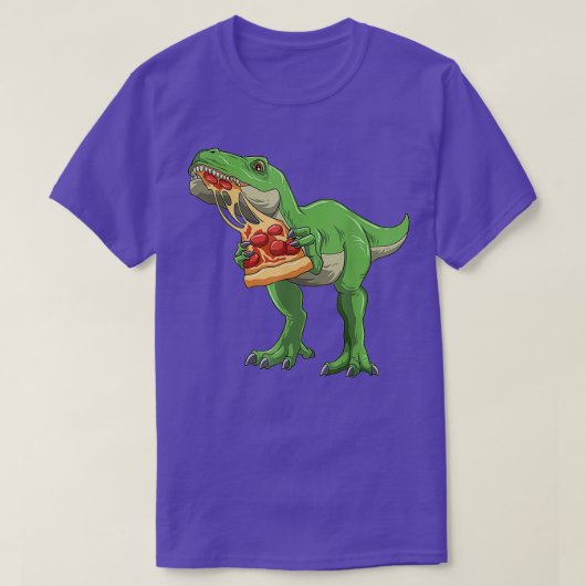 Dinosaur Eating Pizza TRex Pizza Lovers Pizzasauru T-shirt (Design voorkant)