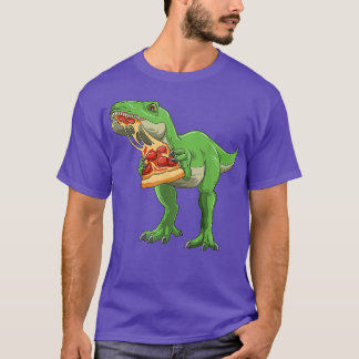 Dinosaur Eating Pizza TRex Pizza Lovers Pizzasauru T-shirt