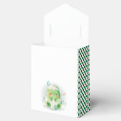 Dinosaur Egg Cute Waterverf Boy Baby shower Bedankdoosjes (Geopend)