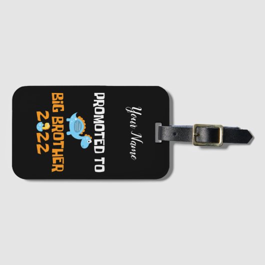 Dinosaur Egg Hatching promoot aan Big Brother Bagagelabel (Voorkant (horizontaal))