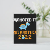 Dinosaur Egg Hatching promoot aan Big Brother Briefkaart (Staand voorkant)