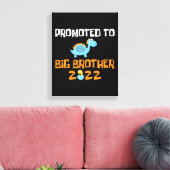 Dinosaur Egg Hatching promoot aan Big Brother Canvas Afdruk (Insitu (Woonkamer))