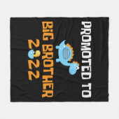 Dinosaur Egg Hatching promoot aan Big Brother Fleece Deken (Voorkant (Horizontaal))