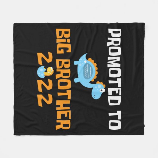 Dinosaur Egg Hatching promoot aan Big Brother Fleece Deken (Voorkant (Horizontaal))