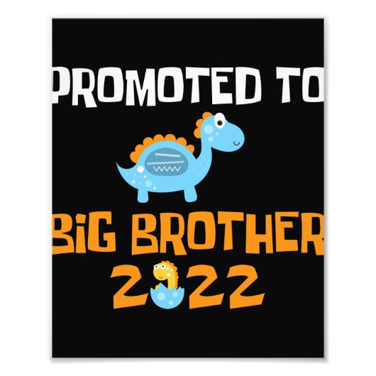 Dinosaur Egg Hatching promoot aan Big Brother Foto Afdruk (Voorkant)