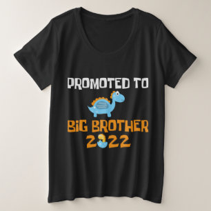 Dinosaur Egg Hatching promoot aan Big Brother Grote Maat T-shirt