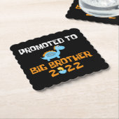 Dinosaur Egg Hatching promoot aan Big Brother Kartonnen Onderzetters (Gebogen)