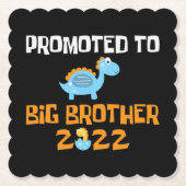 Dinosaur Egg Hatching promoot aan Big Brother Kartonnen Onderzetters (Voorkant)