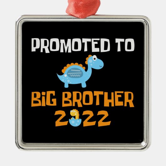 Dinosaur Egg Hatching promoot aan Big Brother Metalen Ornament (Voorkant)