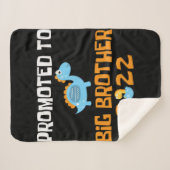 Dinosaur Egg Hatching promoot aan Big Brother Sherpa Deken (Voorkant (horizontaal))