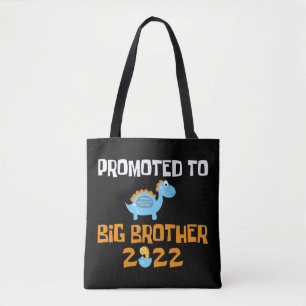 Dinosaur Egg Hatching promoot aan Big Brother Tote Bag