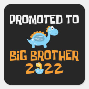 Dinosaur Egg Hatching promoot aan Big Brother Vierkante Sticker