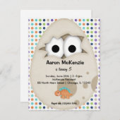 Dinosaur Egg Kaart (Voorkant / Achterkant)