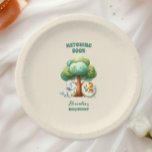 Dinosaur Ei Schattigee Waterverf Baby shower Papieren Bordje<br><div class="desc">Serveer een brullende spread met onze Dinosaur Egg Schattigee Waterverf Baby shower Papieren Borden! Met een charmant waterverf-ontwerp van een dinosaurusei dat op het punt staat uit te komen, voegen deze borden een speelse, pasteltintje toe aan uw baby showers tafelomgeving. Perfect voor een feest vol plezier en avontuur, deze borden...</div>