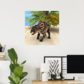 Dinosaur Einiosaurus Poster (Thuiskantoor)