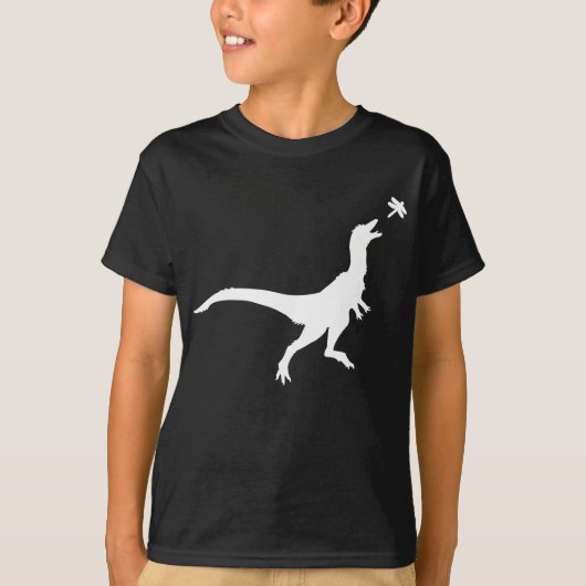 Dinosaur en Dragonfly T-Shirt (Voorkant)