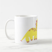 DINOsaur en een GIRAFFE Koffiemok (Links)