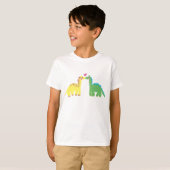 DINOSAUR EN GIRAFFE T-SHIRT (Voorkant volledig)