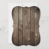 Dinosaur en tutu verjaardag uitnodiging (Achterkant)