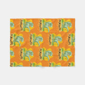 DINOSAUR ERA CARTOON QUOTE FLEECE DEKEN (Voorkant (Horizontaal))