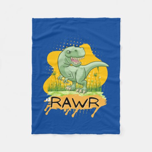 DINOSAUR ERA CARTOON QUOTE FLEECE DEKEN (Voorkant)