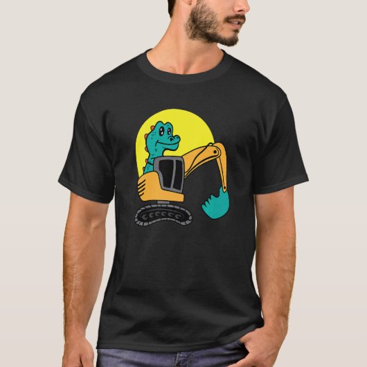 Dinosaur Excavator Speelgoed Collector T-shirt (Voorkant)