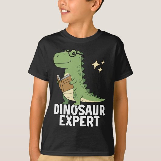 Dinosaur Expert - Cool Science Dino T-Rex Liefhebb T-shirt (Voorkant)
