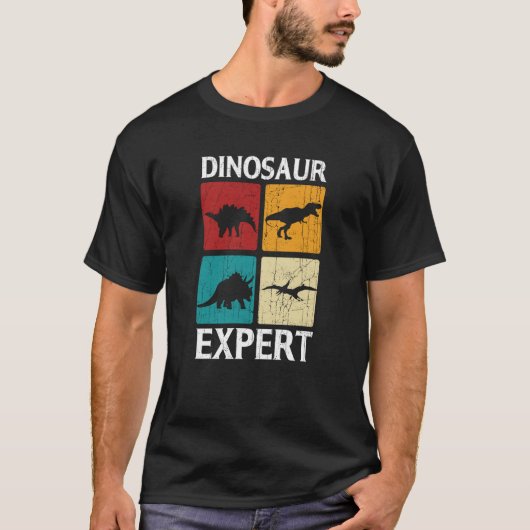 Dinosaur Expert Rex Dino Tyrannosaurus Rex T-shirt (Voorkant)