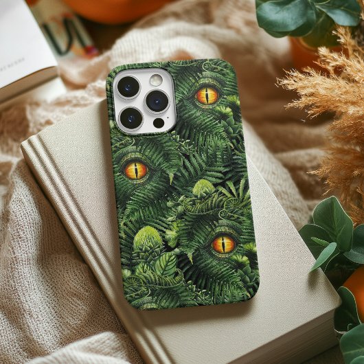 Dinosaur Eyes Green Plants Ancient Creature Art Case-Mate iPhone Case