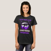 Dinosaur Faith Hope Love CRANIOSYNOSTOSIS T-shirt (Voorkant volledig)